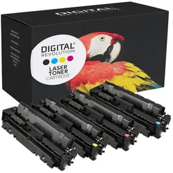 4 Kompatible Toner ersetzt Canon 055H Multipack KCMY