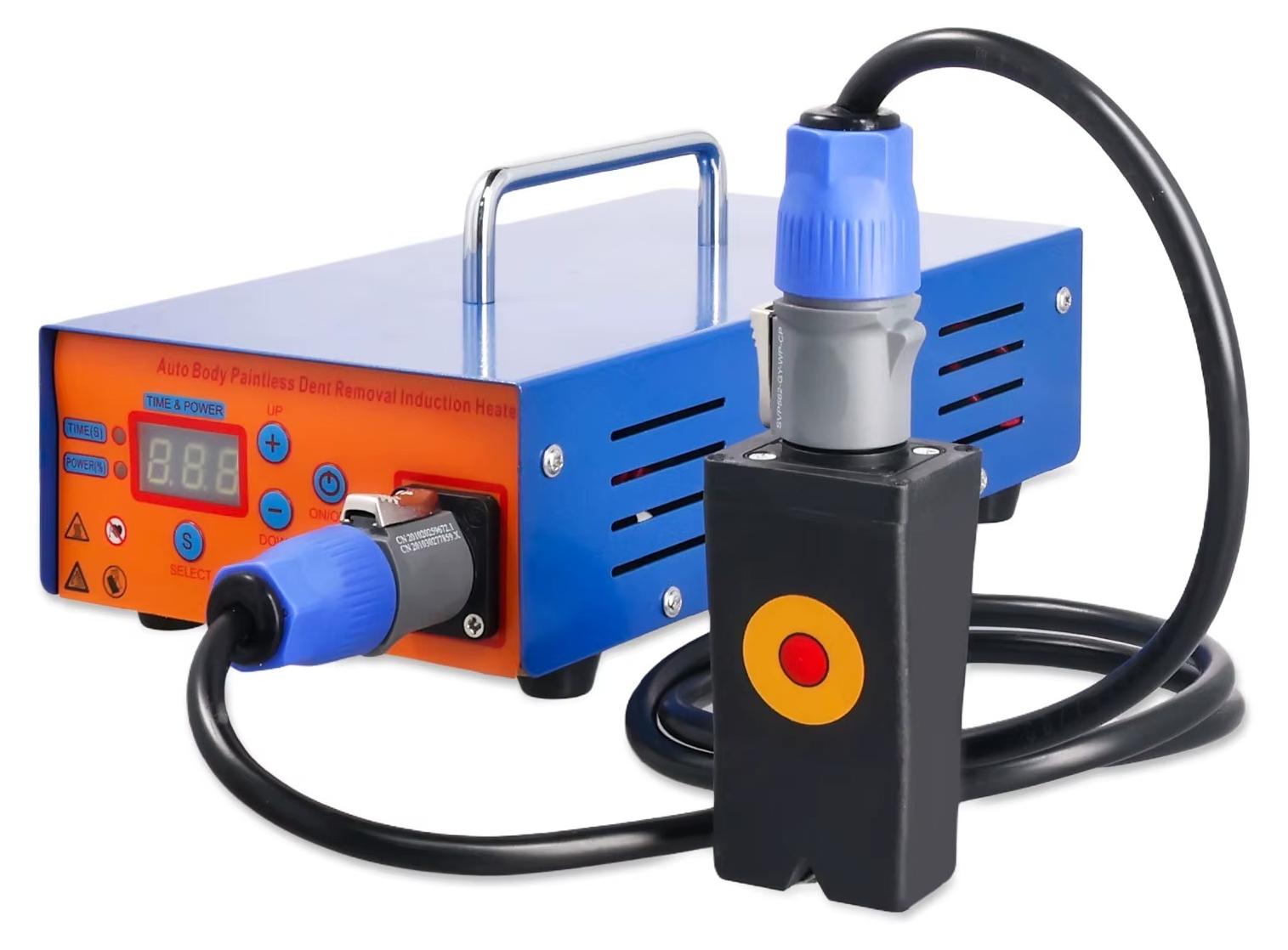 Ausbeulwerkzeug für Autos - PDR-Induktionsheizung - 1000 W - Magnetische Induktion - Lackschonende Dellenreparatur - Mit Tasche