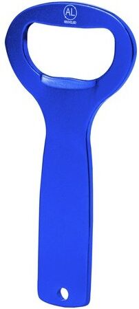 Ouvre Bouteille Personnalisé en Aluminium Recyclé Gambit aluminium recyclé  bleu