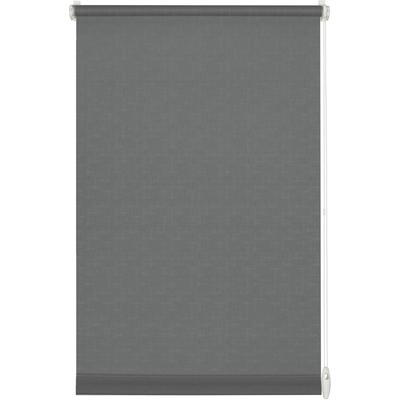 Rollo GARDINIA EXKLUSIV "EasyFix", grau (anthrazit), B:60cm H:150cm, Polyester, Rollos, Schraubmontage möglich