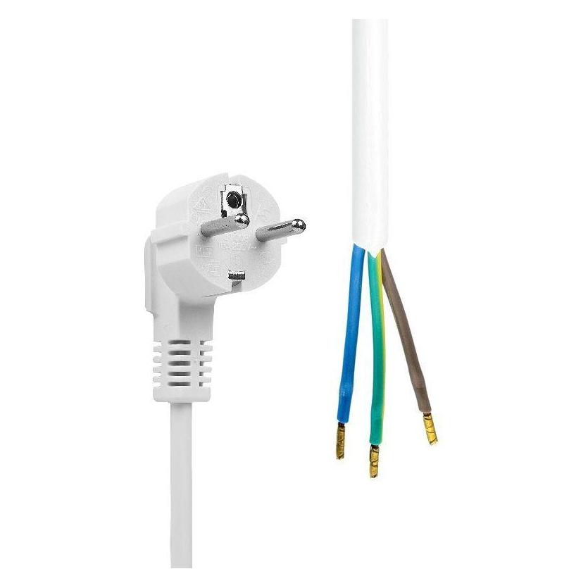 MicroConnect Schuko - Open End Power (3 m) (MC-PE003SCHW-OE)