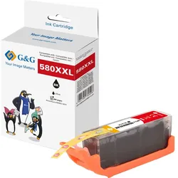 G&G XXL-Druckerpatrone kompatibel zu Canon PGI-580BK XXL textschwarz