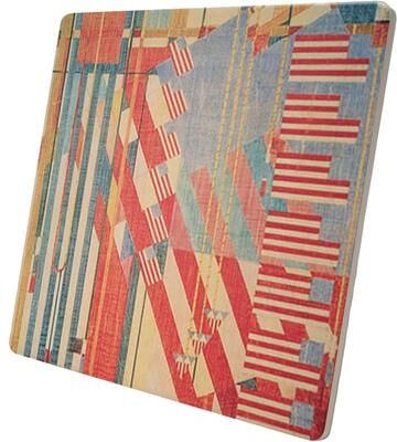 Thirstystone "Frank Lloyd Wright's July Fourth Design on 8"" Square Stone Trivet"