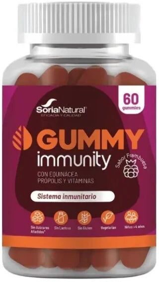 SORIA NATURAL Gummy Inmunity Franbuesa Ds