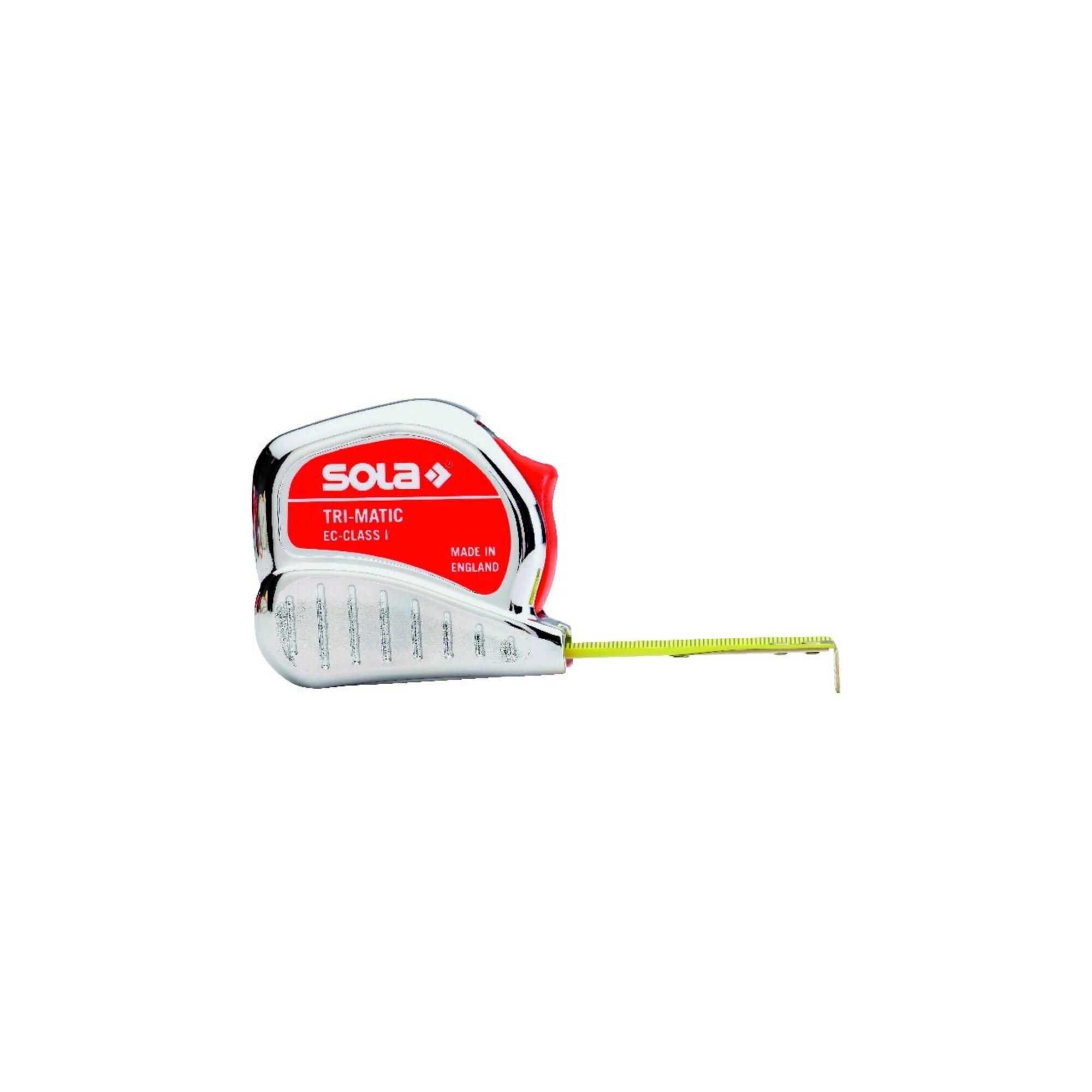 Sola Taschenrollbandmaß TRI-MATIC L.3m B.13mm gelb (50023201)