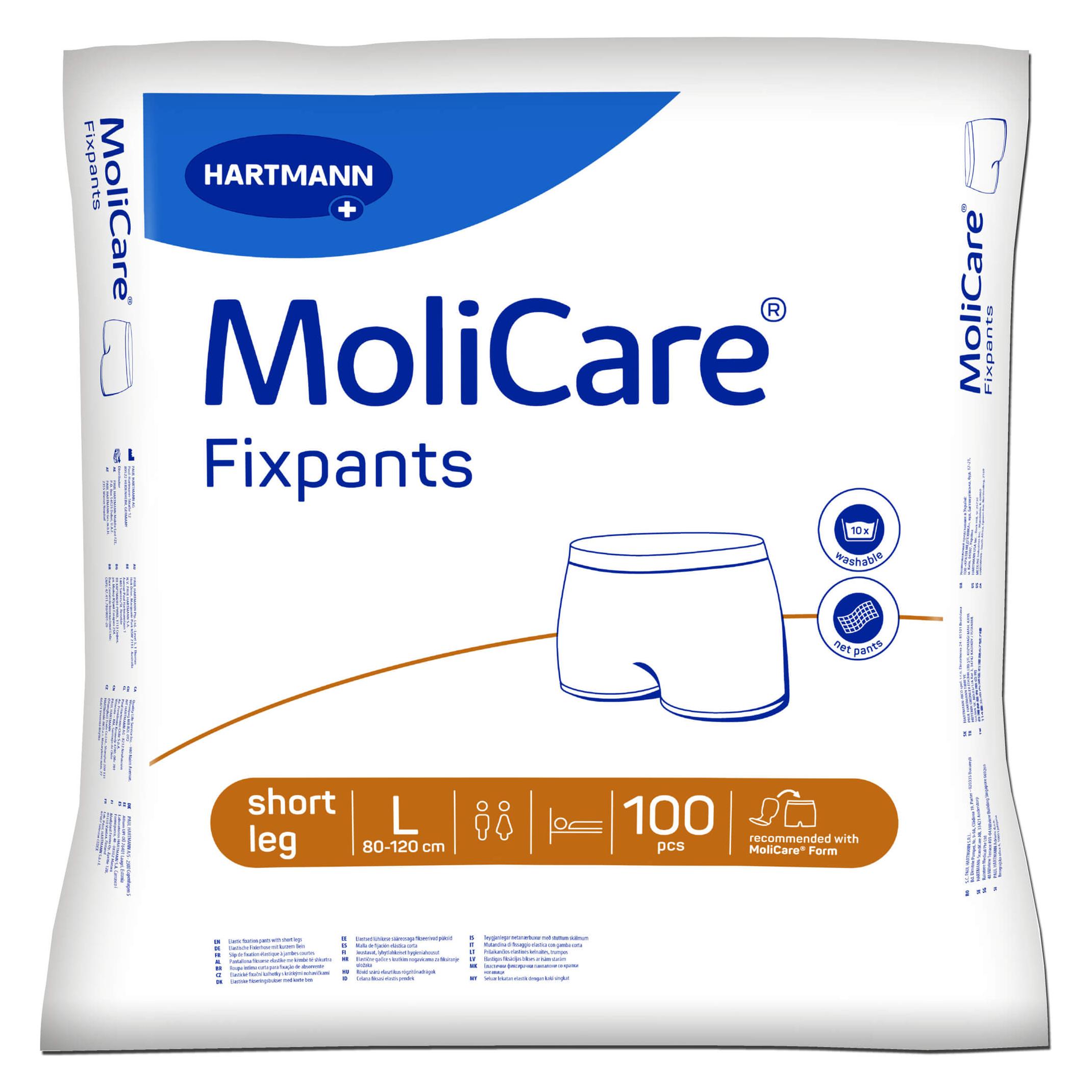Hartmann Molicare Fixp Short Leg L (100x, L) (12543817)
