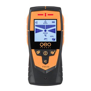geo-FENNEL Ortungsgerät 800770, FWS 80, bis 80mm Tiefe, LCD und LED-Anzeige, mit Batterie