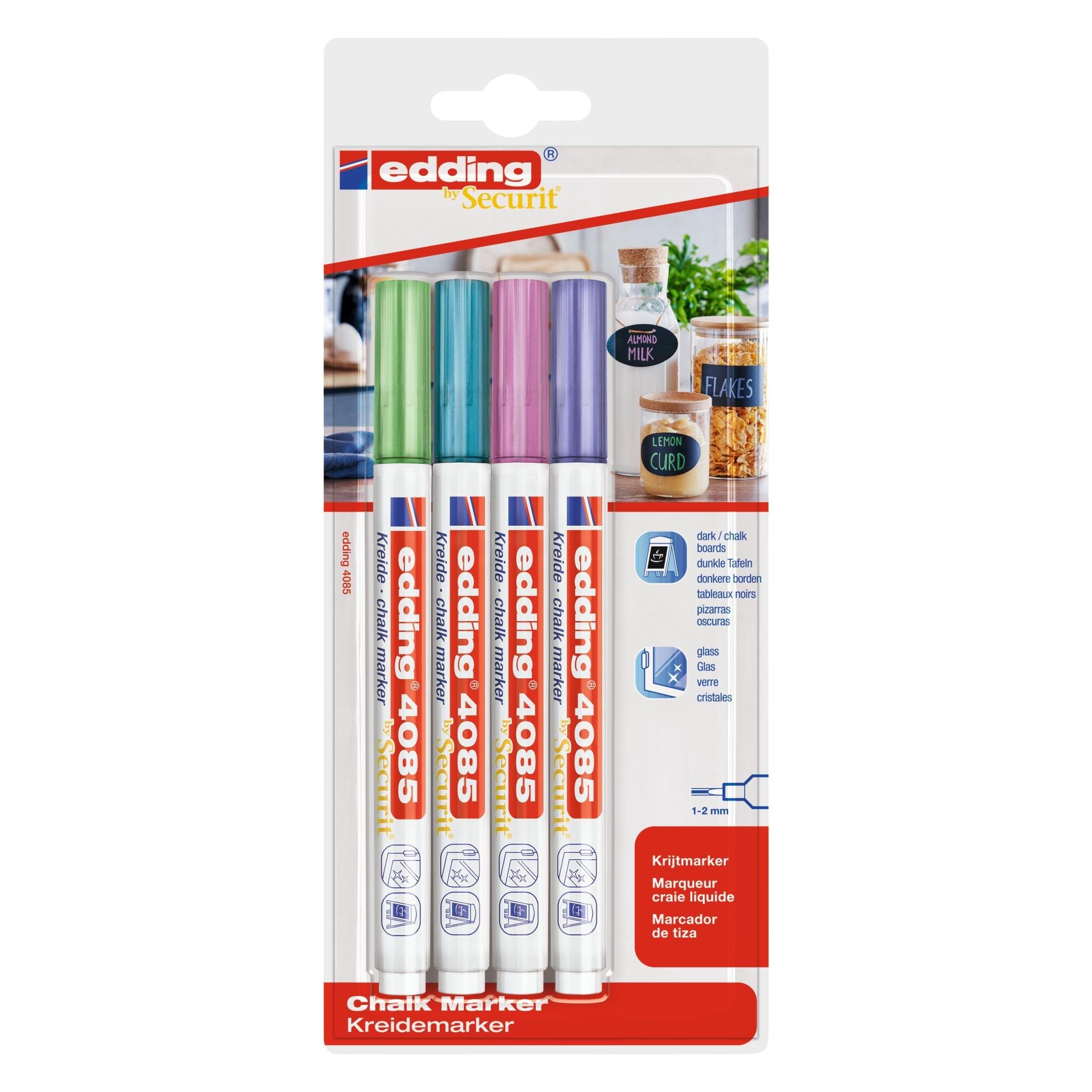 Edding Kreidemarker (4x) (4-4085-4-1MET)