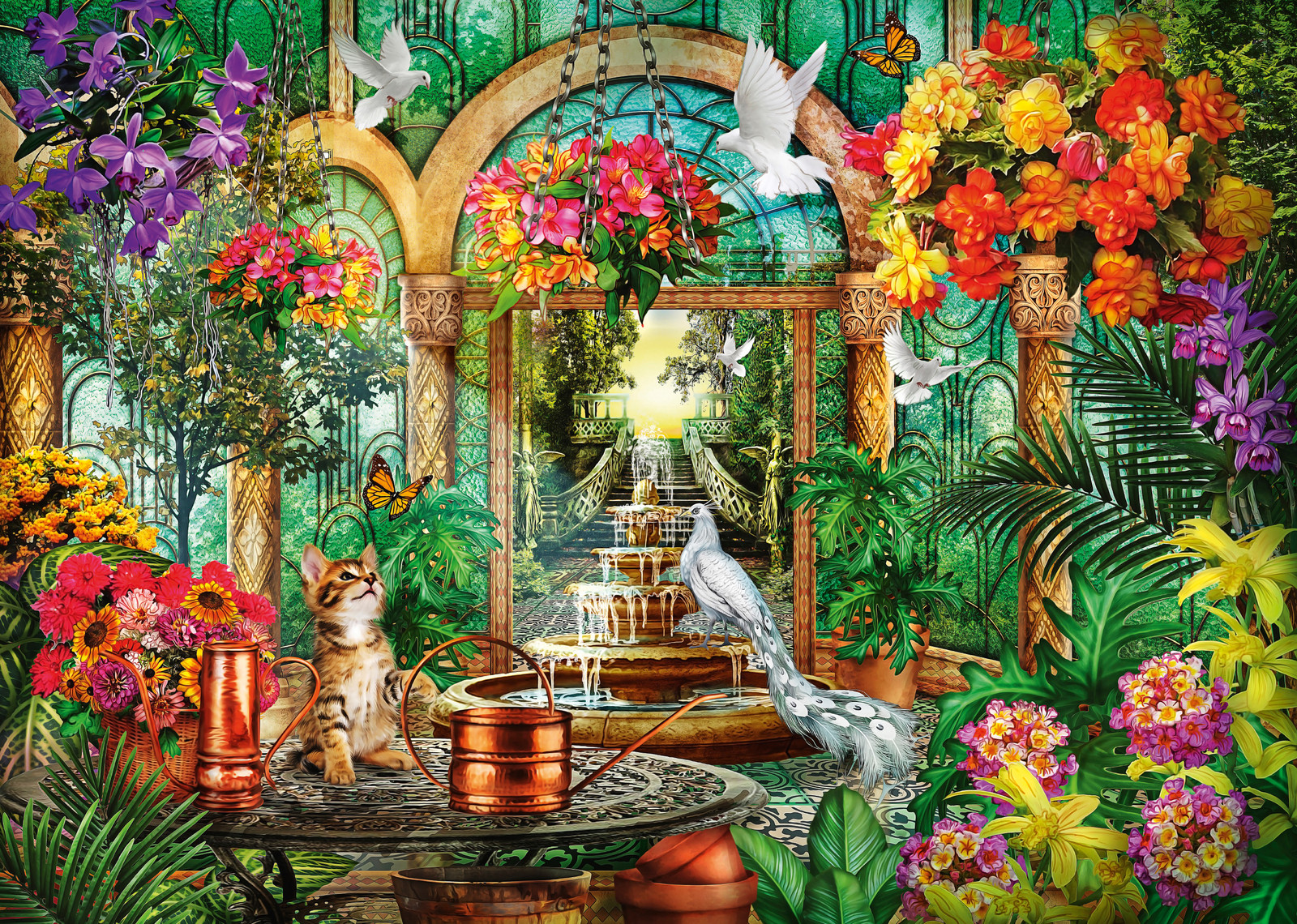 Schmidt Spiele Flora en fauna Legpuzzel, 2000 stuks