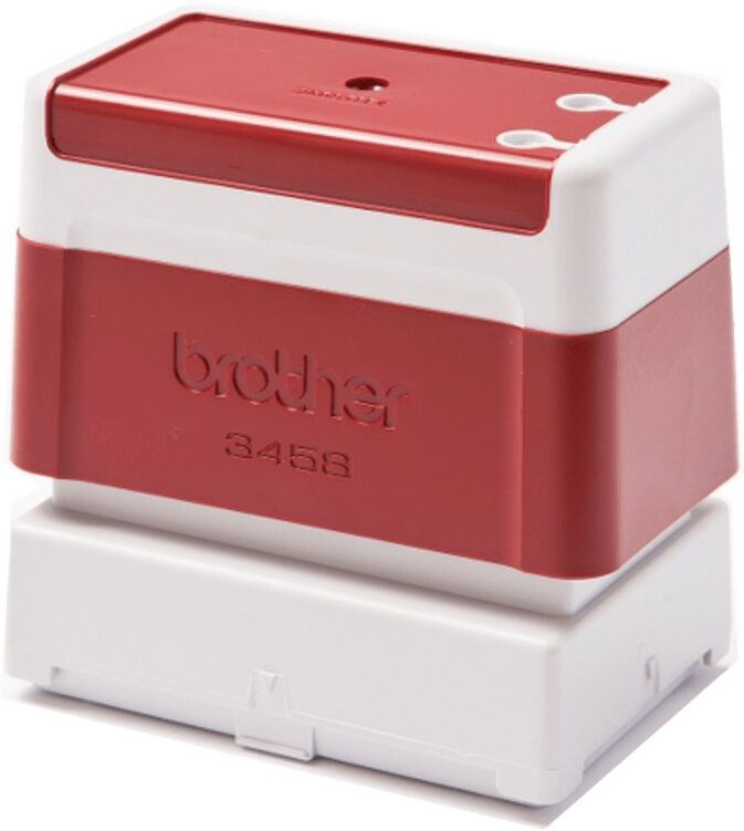 Brother PR-3458 Pre-Inked Stamp 34 x 58mm Pack of 6 - Red