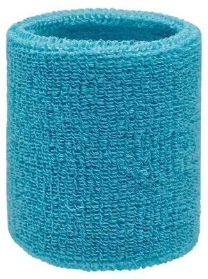 Inspire Select 1pc Cotton Wrist Sweatbands Absorbent Sports Wrist Bands For Tennis, Basketball, Running & Fitness Support sapphire Blue