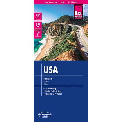Reise Know-How Landkarte USA (1:4.700.000), Sonstige von Reise Know-How Verlag Reise Know-How Verlag Peter Rump, Reise Know-How Verlag Peter Rump