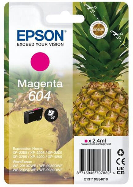 TINTEIRO EPSON 604 MAGENTA