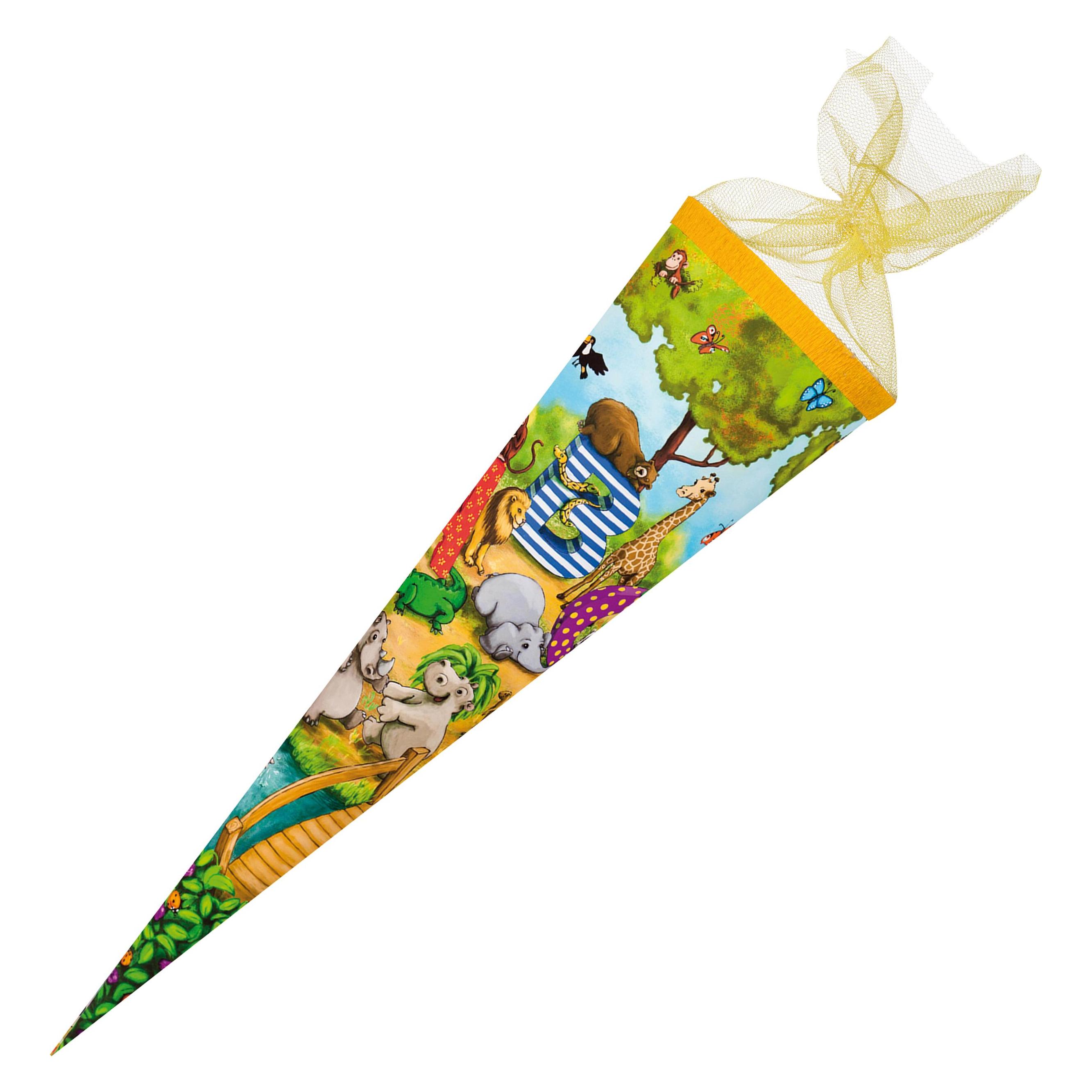 Magni Nestler Schultüte, Grün/Gelb, One Size (35 cm) (4353946)