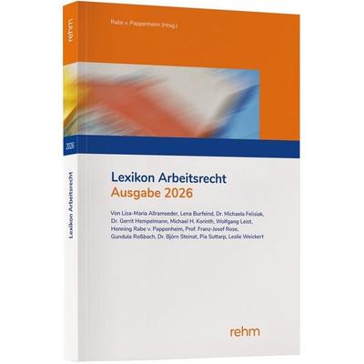 Lexikon Arbeitsrecht im öffentlichen Dienst 2026, Taschenbuch von , Rehm Verlag, 978-3-8073-2952-9