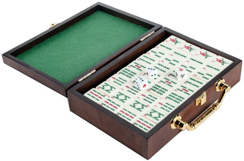 Loisirs Nouveaux Petit Mahjong boite en bois