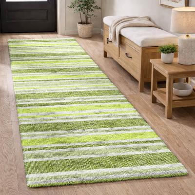 Addison Rugs Premium Washable Super Soft Nassau Stripe Dream Shag Rug