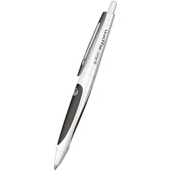 herlitz Kugelschreiber my.pen weiß/schwarz, Schreibfarbe: blau