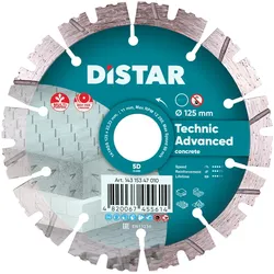 DiSTAR Technic Advanced concrete (Ø 125 / 230 mm) - 125 mm
