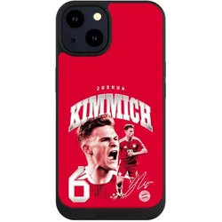 Nivocase Handyhülle für Apple iPhone 14 Hülle NIVOpure Case Schwarz FC Bayern München FCB Joshua Kimmich (Apple iPhone 14), Smartphone Hülle, Schwarz