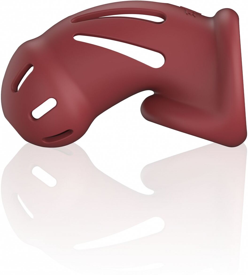 ManCage Model 28 - Ultra Soft Silicone Cage chasteté - Red