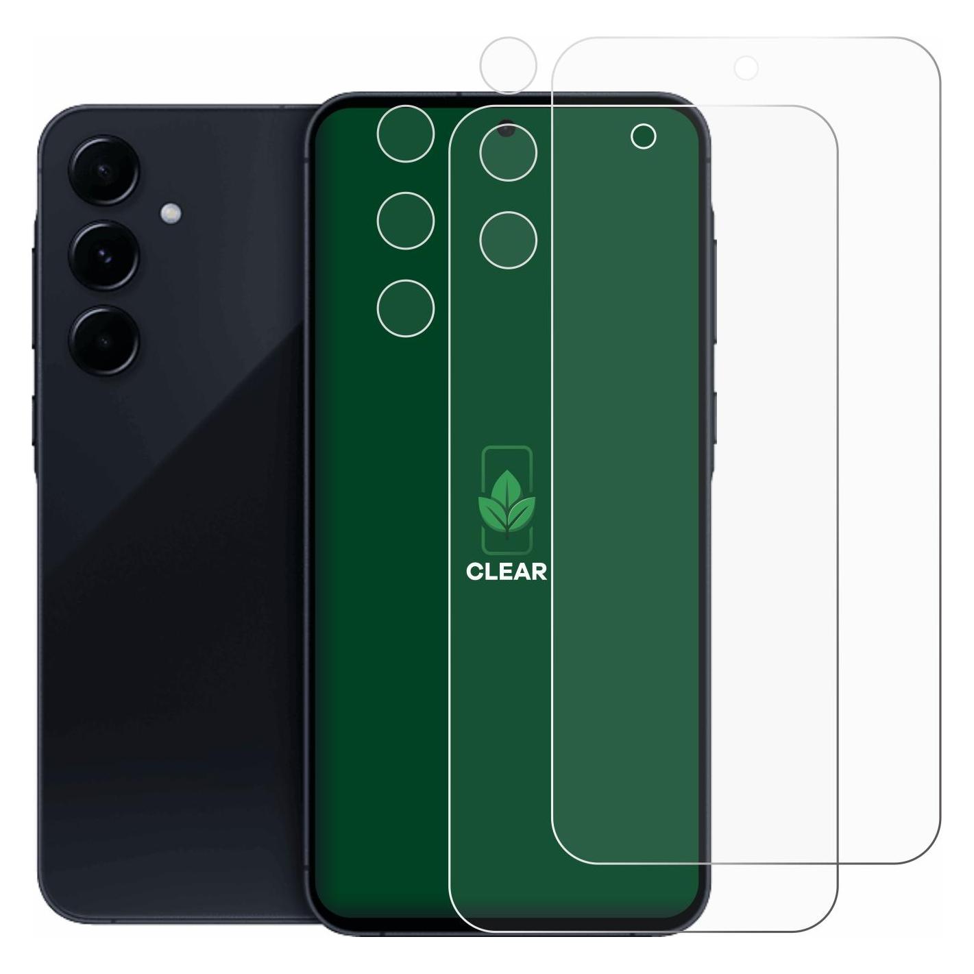 ScreenLeaf Schutzfolie für Samsung Galaxy A55 5G (Display+Kamera) Displayschutz Display Schutz Folie Klar (Samsung Galaxy A55) (6153907)