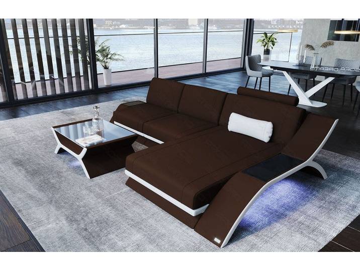 Stoff Ecksofa Calabria L-Form