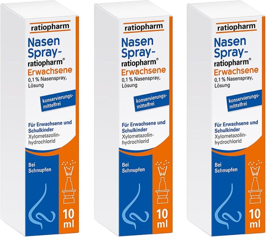 NasenSpray-ratiopharm NasenSpray ratiopharm® Erwachsene 3x10ml