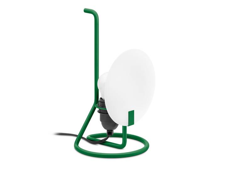 Lampe à poser Bugia, verte, hauteur 26,3 cm - Stilnovo - Salon / séjour - Design - Métal - À ampoule unique