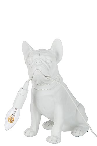 J-Line Tafellamp Bulldog Wit