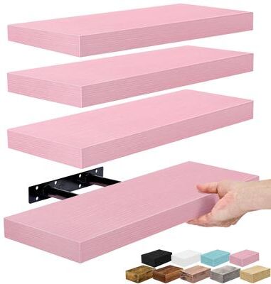 Sorbus Floating Shelves for Wall – 16 Inch Floating Shelf for Kitchen, Bedroom, Living Room, Bathroom, Home & Wall Decor.
