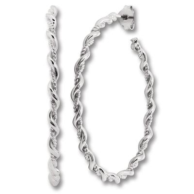 Paar Creolen ONE ELEMENT "Ohrringe Creolen aus 925 Silber", silber, Ohrringe, Damen, Damen, Silber 925 (Sterlingsilber), Zeitlos elegant – mit Liebe zum Detail gefertigt