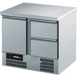 CHROMOnorm Kühltisch GN 1/1, 1 Tür und 2 Schubladen BR 795