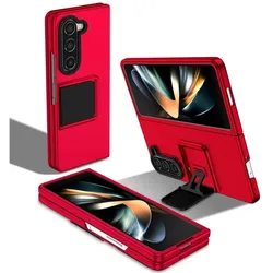 König Design Hülle Handy Schutz für Samsung Galaxy Z Fold5 5G Case Cover Tasche Bumper Etuis (Samsung Galaxy Z Fold5), Smartphone Hülle, Schwarz