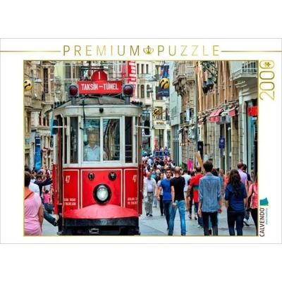 CALVENDO Puzzle Nostalgische Straßenbahn in Istanbul | 2000 Teile Lege-Größe 90x67cm Foto-Puzzle für glückliche Stunden, von , Calvendo Puzzle
