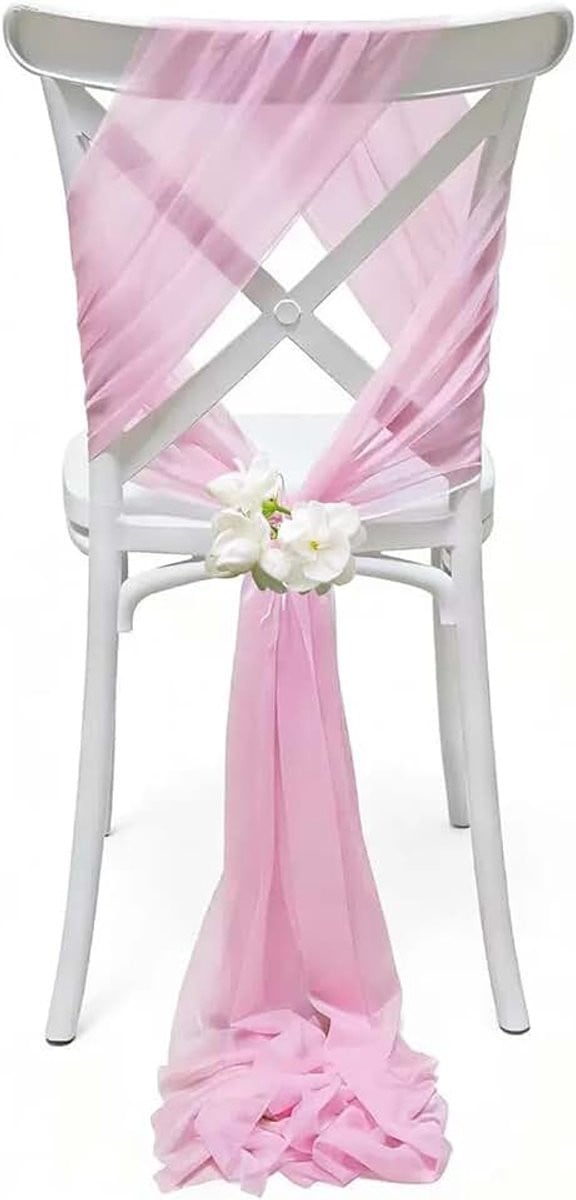 Zachte tule decoratiestof voor bruiloft en feest, 10 m x 160 cm breed