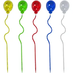5x LED Außenleuchte Steckleuchte Gartenleuchte Dämmerungssensor Bunt H 60 cm
