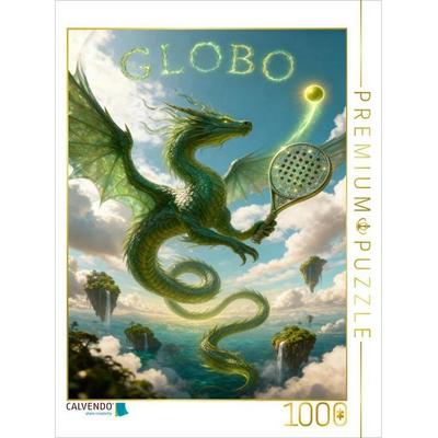 CALVENDO Puzzle Globo - Fantastischer Padel Lob | 1000 Teile Lege-Größe 64x48cm Foto-Puzzle für glückliche Stunden