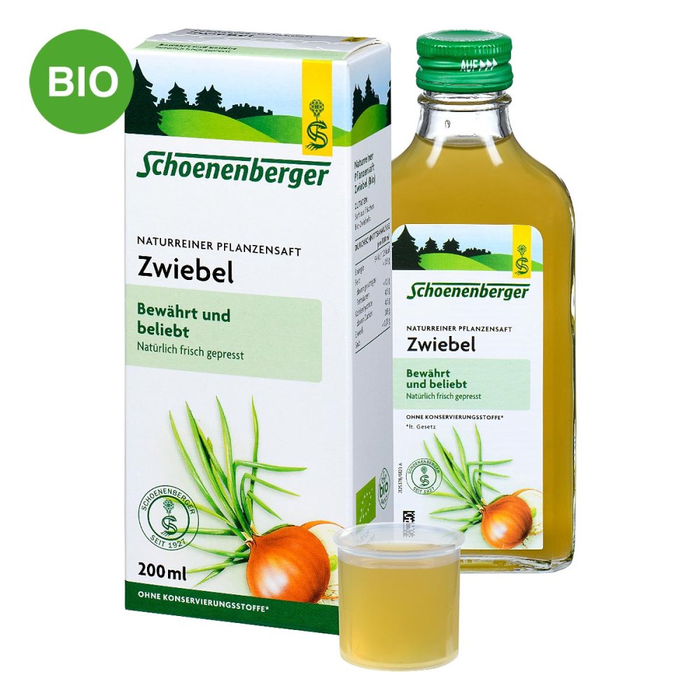 SALUS Pharma GmbH Schoenenberger Naturreiner Pflanzensaft Zwiebel 01159524