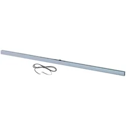 Schlüter Systems LIPROTEC-PB 1 Set für eine Treppenstufe L=1 m Alu edelstahl gebürstet eloxiert Länge: 1 m