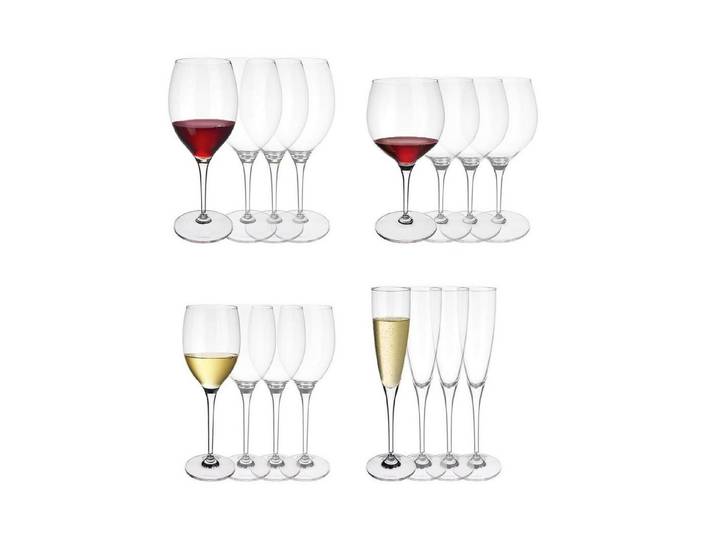 Villeroy & Boch Gläser-Set Maxima Wein- und Sektgläser 16er Set, 16-tlg., Glas