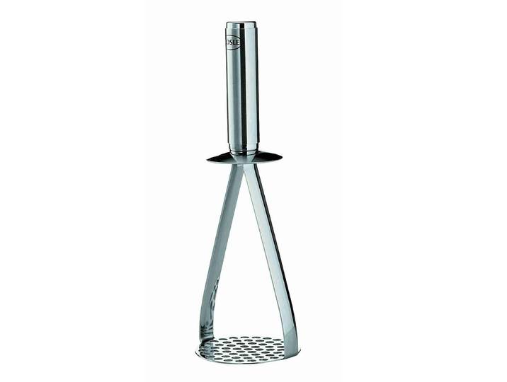 Kartoffelstampfer RÖSLE, silber (edelstahlfarben), L:26cm, Edelstahl 18/10, Küchenpressen, Kartoffelstampfer, zum Pürieren von Kartoffeln und anderem Gemüse, spülmaschinengeeignet