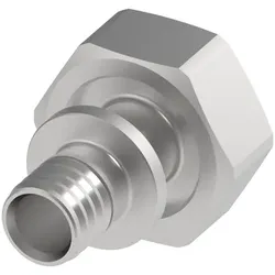 Tece flex Eurokonusverschraubung 3/4" Dim. 16 mit Flex Pressanschl. vernickelt, 7136161 7136161