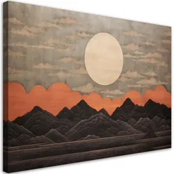 WANDBILD sonnenuntergang japan