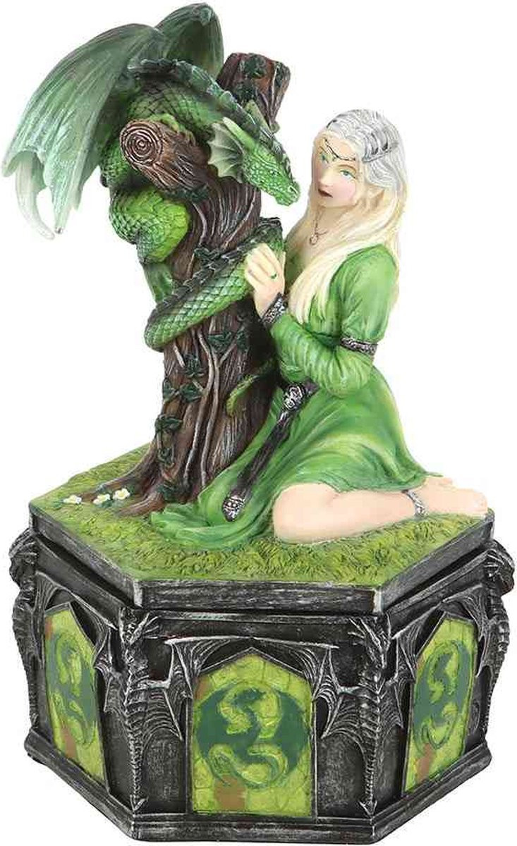 Something Different Dragon Friendship Summer Box door Anne Stokes decoratieve opbergdoos - Multicolours