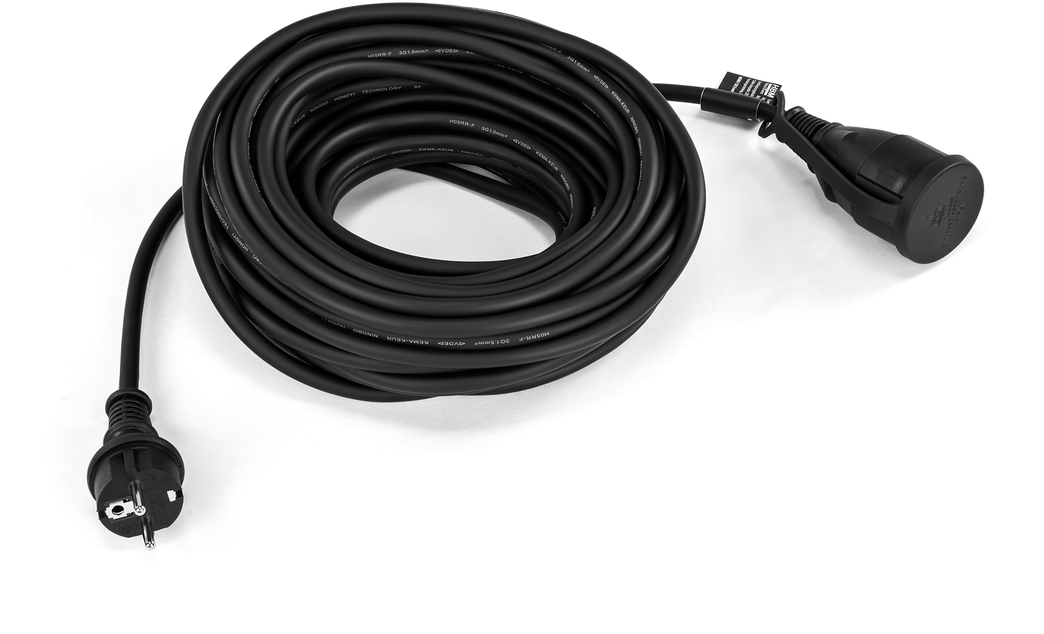 HBM prolunga H05RR-F 3G1,5 mm² 1 presa IP44 20 m