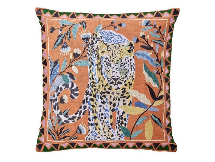 Coussin Tigre Orange/Orange 50 x 4 x 50cm Coton