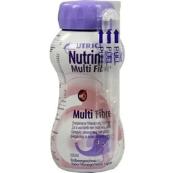 NUTRINIDRINK MultiFibre Erdbeergeschmack 200 ml
