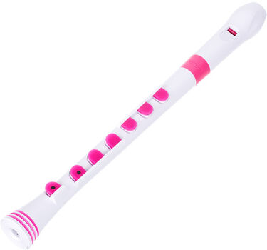 Nuvo Recorder+ Baroque white-pink Weiß