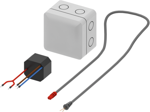 TECElux Anschlussset 9660002 für elektrischen Anschluss